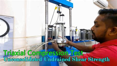 triaxial compressive strength test|triaxial test calculations.